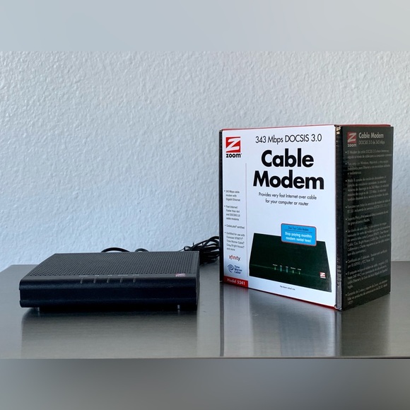 Zoom 343 Mbps DOCSIS 3.0 Cable Modem - Model 5341 - Tested & Works - Picture 2 of 10